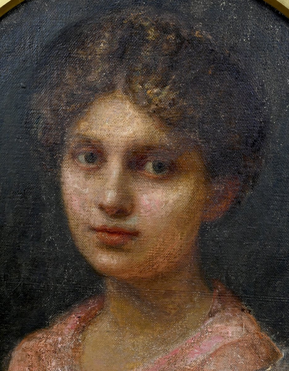 Ritratto di Ragazza a mezzobusto - XIX Secolo-photo-3